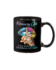 February I Am Who I Am Mug tile