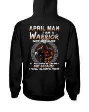 April I Am A Warrior Hooded Sweatshirt tile