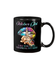 October I Am Who I Am Mug tile