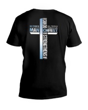 Man December V-Neck T-Shirt tile