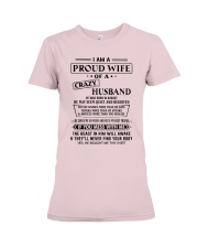 Aug Crazy Husband Premium Fit Ladies Tee tile