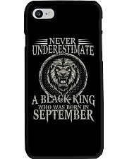 September A Black King Phone Case tile