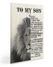To My Son- Mom 20x30 Gallery Wrapped Canvas Prints front