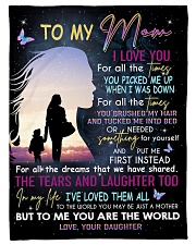 To My Mom Small Fleece Blanket - 30" x 40" front