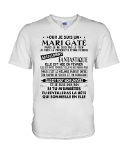 February Wife V-Neck T-Shirt tile
