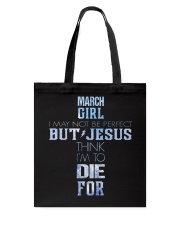 March Girl Tote Bag tile