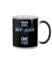 March Girl Color Changing Mug tile