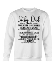 Lucky Dad - Awesome Daughter Crewneck Sweatshirt tile