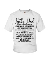 Lucky Dad - Awesome Daughter Youth T-Shirt tile