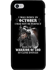 October I May Not Be Perfect Phone Case tile