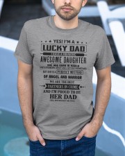 March Awesome Daughter Classic T-Shirt apparel-classic-tshirt-lifestyle-front-45