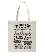 November Girl Tote Bag tile