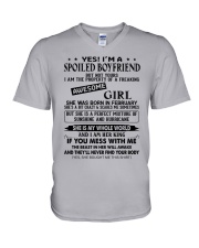 Spoiled Boyfriend V-Neck T-Shirt tile