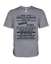 Spoiled Husband V-Neck T-Shirt thumbnail
