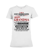 Lucky Granddaughter Premium Fit Ladies Tee tile