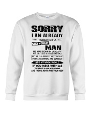 January Sexy And Crazy Man Crewneck Sweatshirt tile