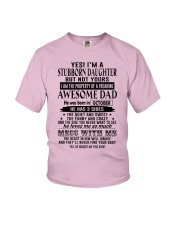 Oct Stubborn Daughter Youth T-Shirt tile