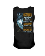 October Man Unisex Tank tile