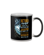 October Man Color Changing Mug tile