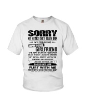February Awesome Girlfriend Youth T-Shirt tile