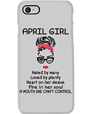 April Girl Phone Case tile