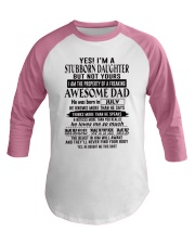 Jul Stubborn Daughter Baseball Tee tile