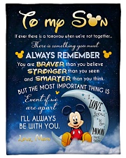 To My Son- mom Small Fleece Blanket - 30" x 40" front