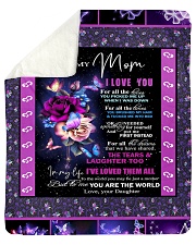 Blanket To My Mom Sherpa Fleece Blanket tile