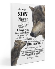 To My Son- Mom 20x30 Gallery Wrapped Canvas Prints front