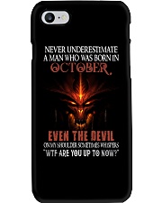 October Even The Devil Phone Case tile