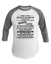 September Spoiler Husband Baseball Tee tile