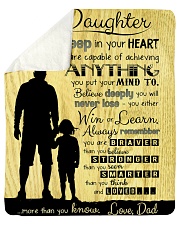 To my daughter Sherpa Fleece Blanket tile