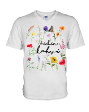 ÄIDIN KAHVI V-Neck T-Shirt tile