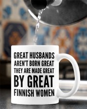 GREAT HUSBANDS AREN'T BORN GREAT THEY ARE MADE GREAT BY GREAT FINNISH WOMEN Mug ceramic-mug-lifestyle-64