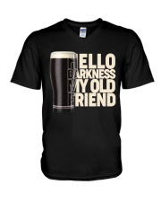 Hello Darkness V-Neck T-Shirt thumbnail