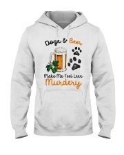 Make Me Feel Less Murdery Hooded Sweatshirt thumbnail