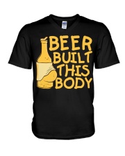Beer Built This Body V-Neck T-Shirt thumbnail