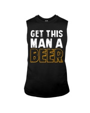 Get This Man A Beer Sleeveless Tee thumbnail