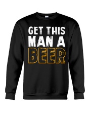 Get This Man A Beer Crewneck Sweatshirt thumbnail