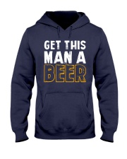 Get This Man A Beer Hooded Sweatshirt thumbnail