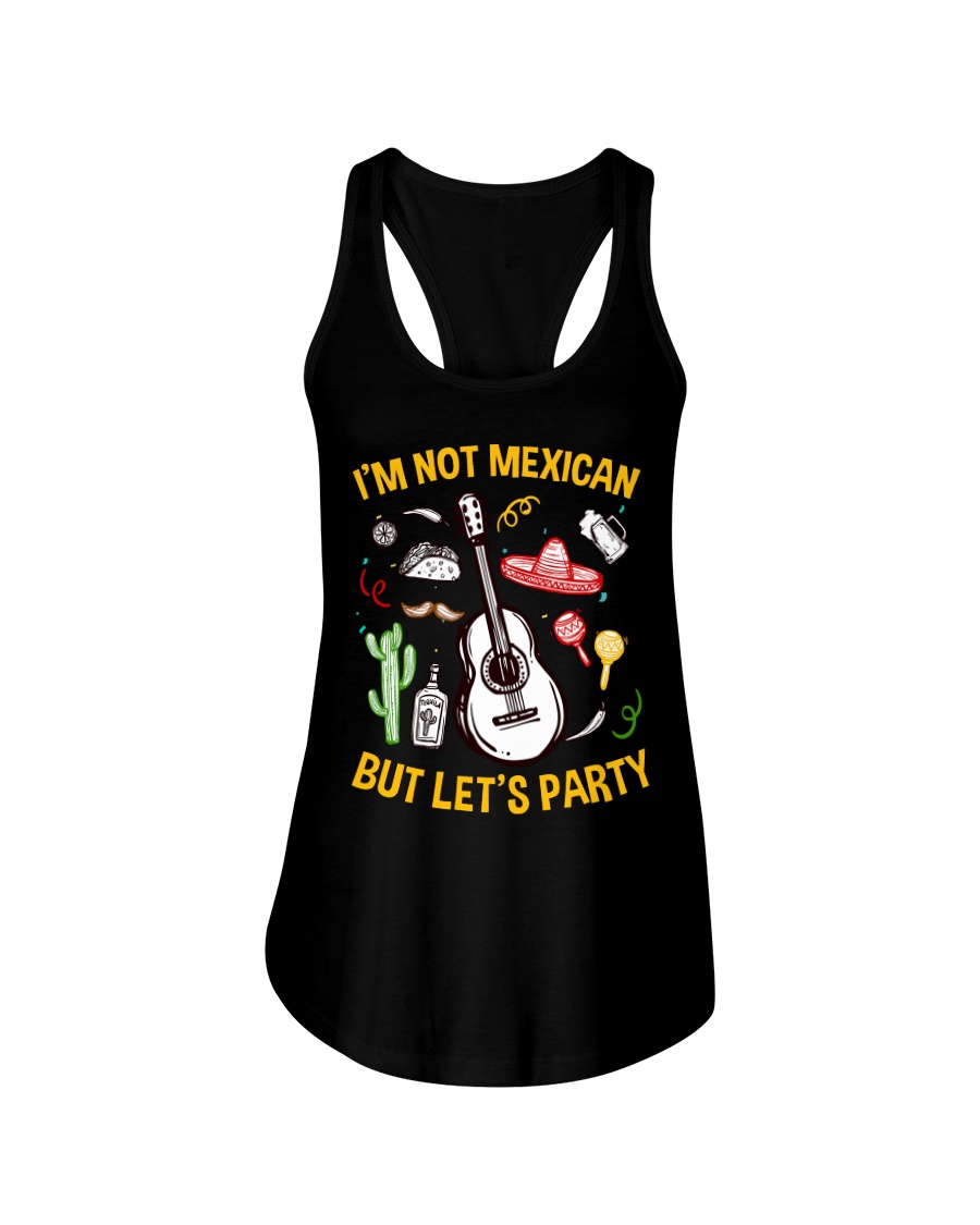 Not Mexican But Let's Party Ladies Flowy Tank