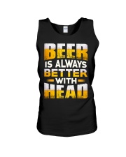 Better With Head Unisex Tank thumbnail