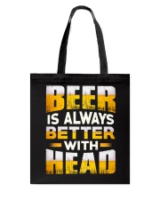 Better With Head Tote Bag thumbnail