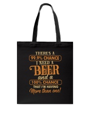 Having More Than One Beer Tote Bag thumbnail