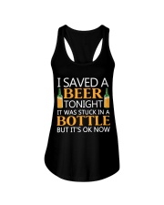 Saved A Beer Ladies Flowy Tank thumbnail