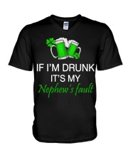 My Nephew Fault V-Neck T-Shirt thumbnail