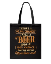 Having More Than One Beer Tote Bag thumbnail