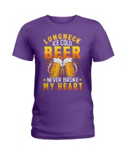 Longneck Ice Cold Beer Ladies T-Shirt thumbnail