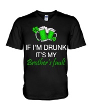 My Brother Fault V-Neck T-Shirt thumbnail