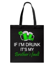 My Brother Fault Tote Bag thumbnail